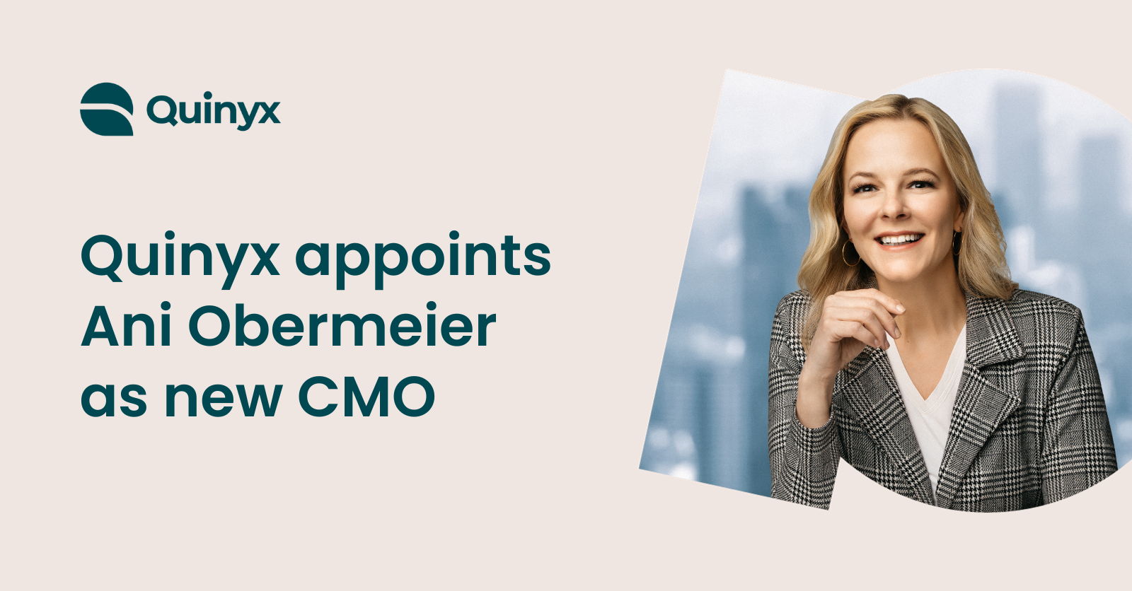 Ani Obermeier CMO Quinyx