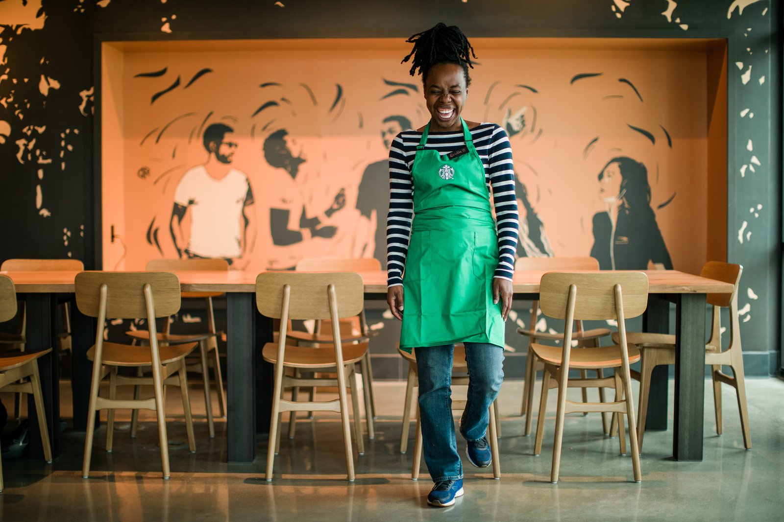 Blije Starbucks partner