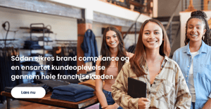 gruppe af ansatte i detailbranchen