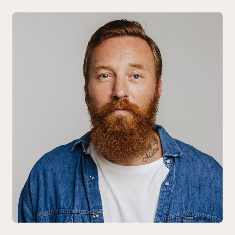 Square post - beard