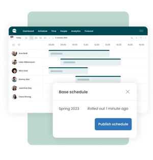 Create and share schedules