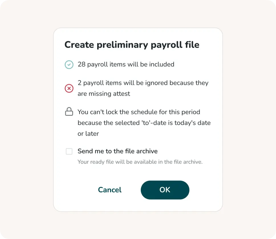 Payroll & HR integrations