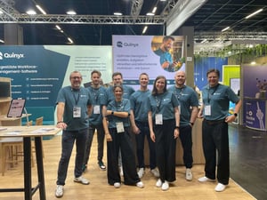 Das Quinyx-Team auf der Zukunft Personal