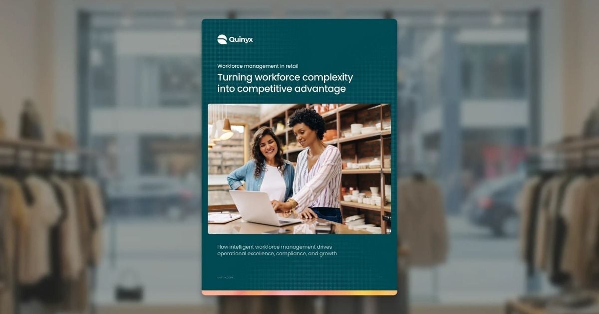 Quinyx Retail workforce whitepaper