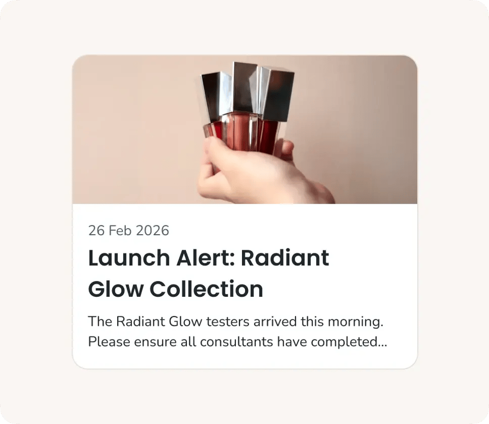 Share updates that reach the right teams