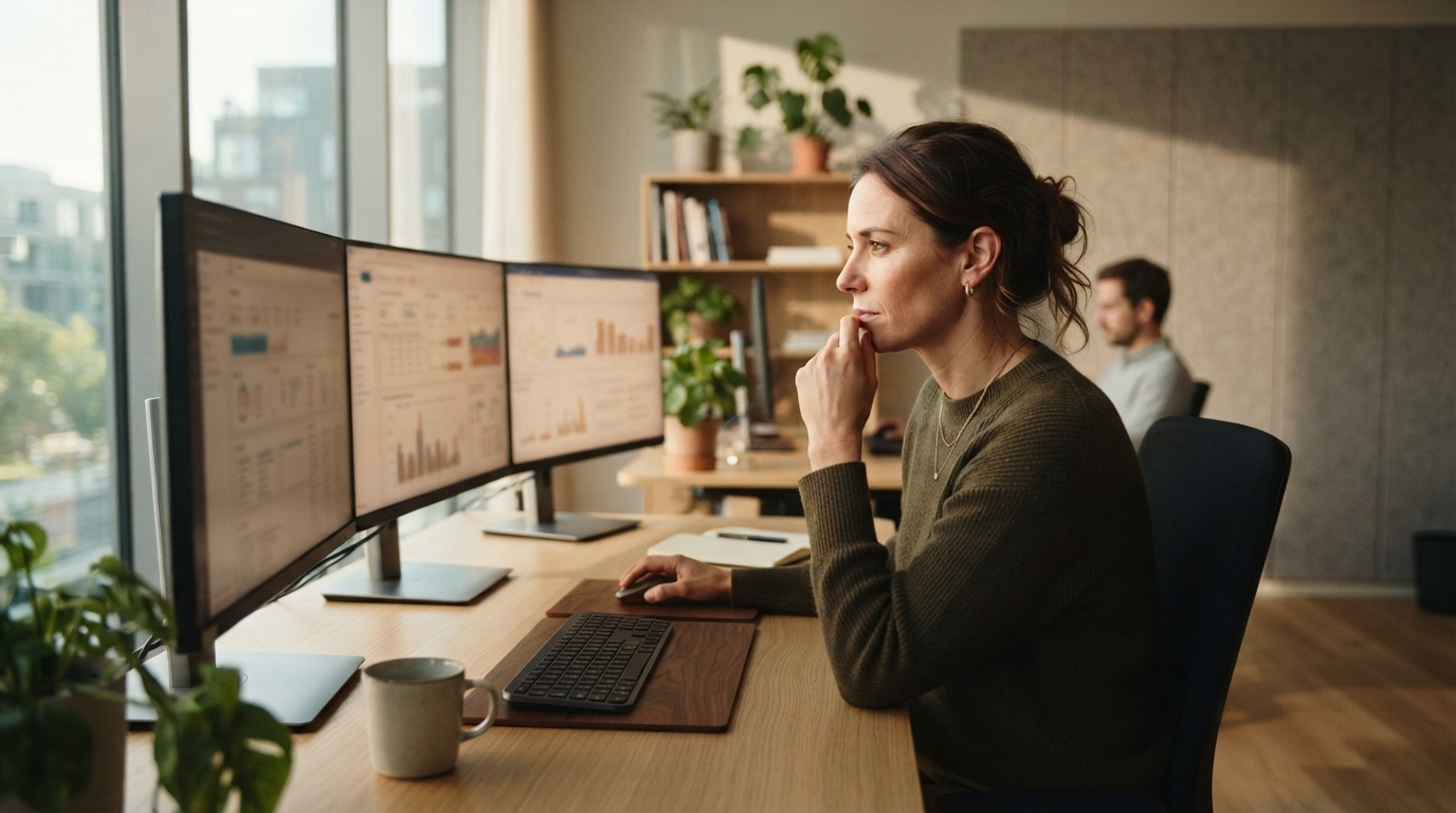 Workforce planner analysing data