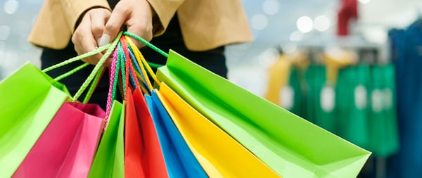 A person out shopping